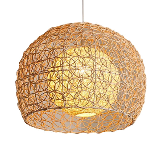 Peynir Basket Rattan Pendant Light