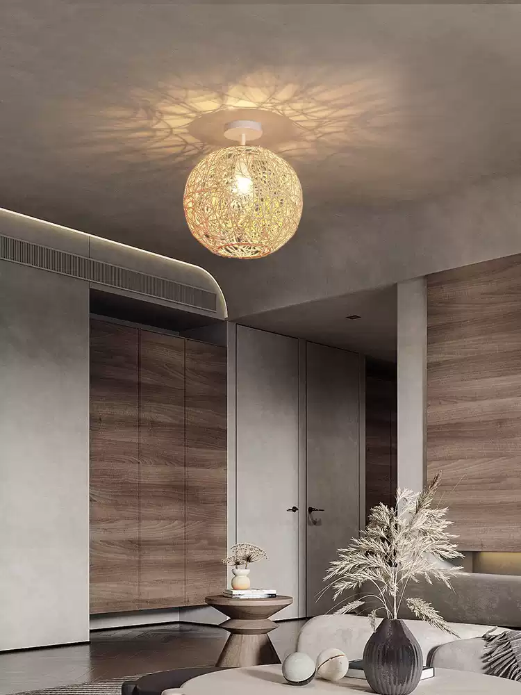 Sucada Round Rattan Ceiling Light
