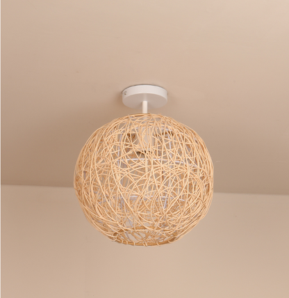 Sucada Round Rattan Ceiling Light