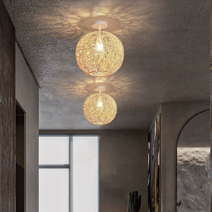 Sucada Round Rattan Ceiling Light