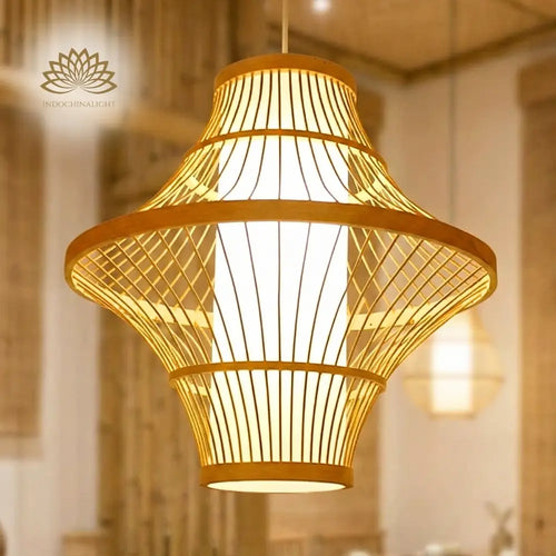 Solaya Handwoven Bamboo Pendant Light