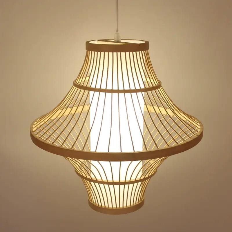 Solaya Handwoven Bamboo Pendant Light
