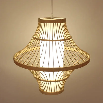 Solaya Handwoven Bamboo Pendant Light