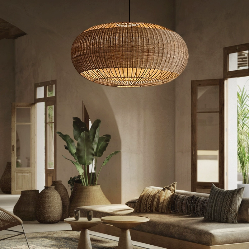 Isobella Ball Rattan Pendant Light