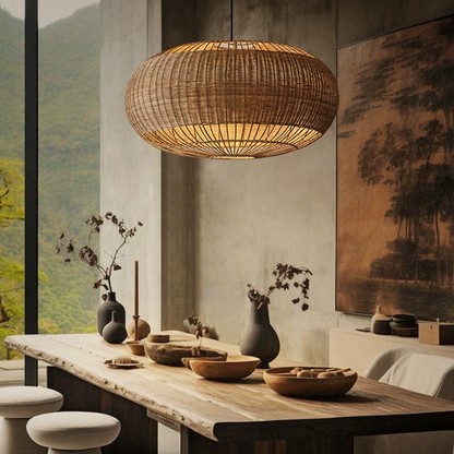 Isobella Ball Rattan Pendant Light