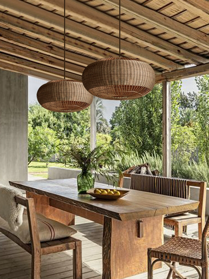 Isobella Ball Rattan Pendant Light