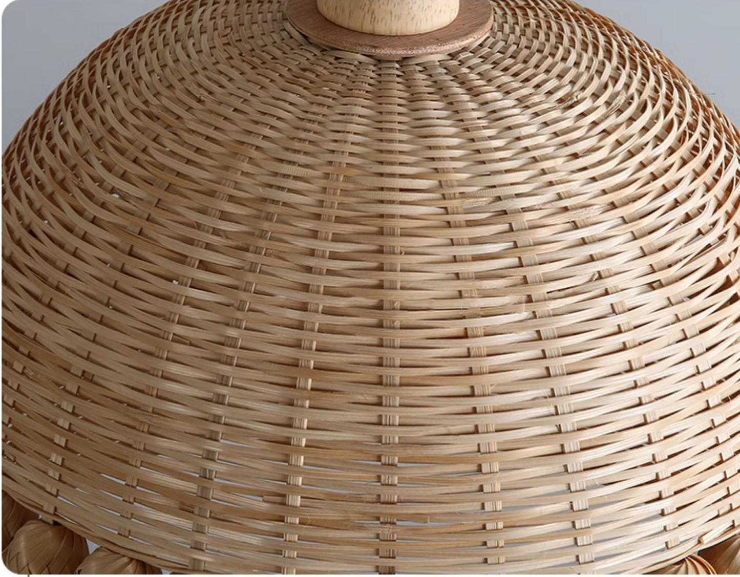 Gaudio Dome Wicker Bamboo Pendant Light