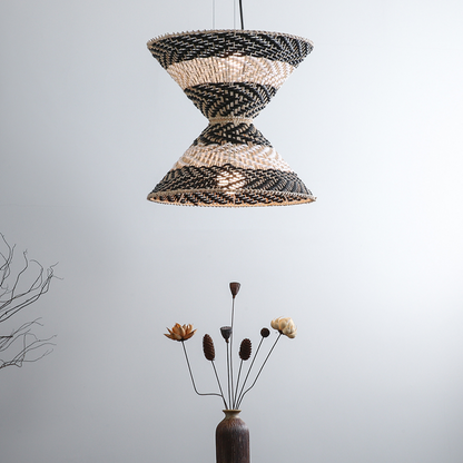 Hourstria Wicker Rattan Pendant Light