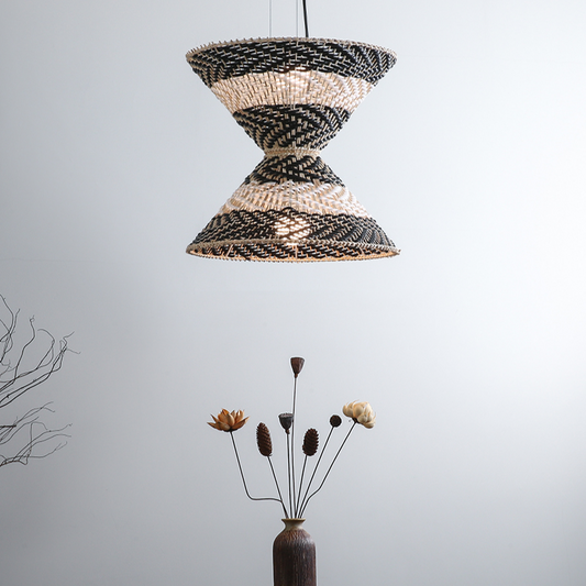 Hourstria Wicker Rattan Pendant Light